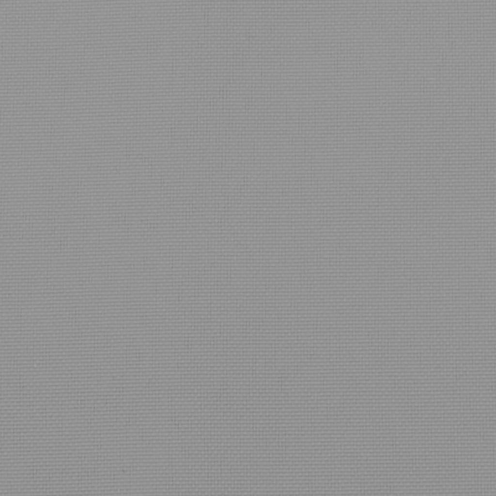 Chair Cushions 2 pcs. Gray 40 x 40 x 7 cm Oxford Fabric