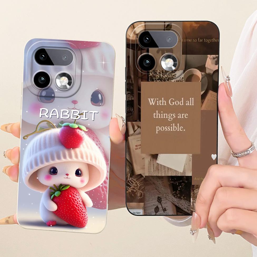 Чехол для телефона Realme 16 Pro Plus RMX5131 Чехол для Realme 16 Pro+ Силиконовый Роскошный Модный Милый Мультяшный Расписной Корпус
