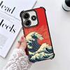 Японская волна Канагава Серфинг Покрытие Чехол для телефона Для Xiaomi Redmi Note 14 15 Pro Plus 13 12 11 11S 11T 10 9S 9 5G Защита от падения Воздушный