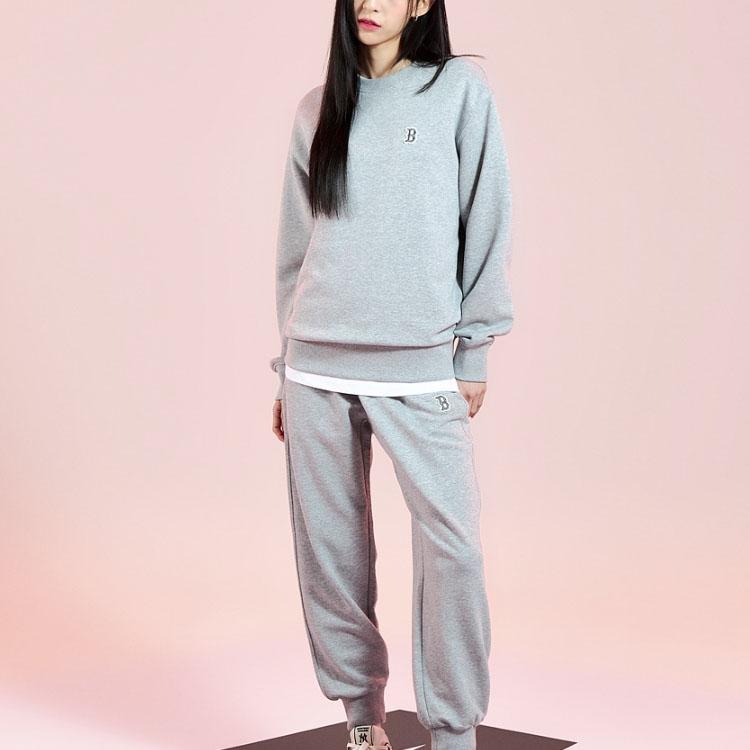 New MLB Knitted Sweatpants Unisex Gray 3APTB0131-43MGS