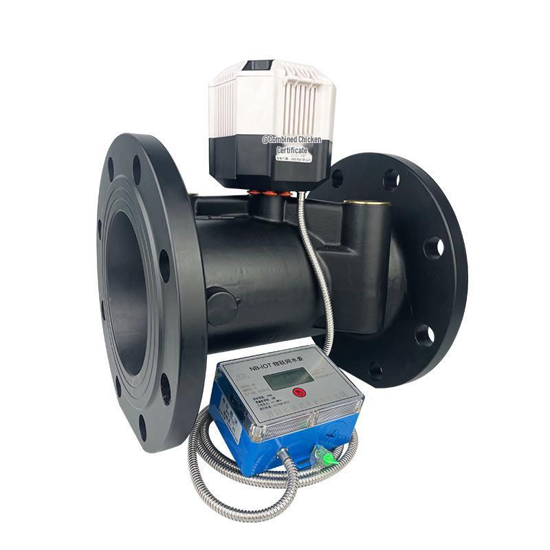 NB-IoT Ultrasonic Large-Diameter Water Meter, Lithium Battery, IP68, Wireless Remote Transmission, No Valve Control.