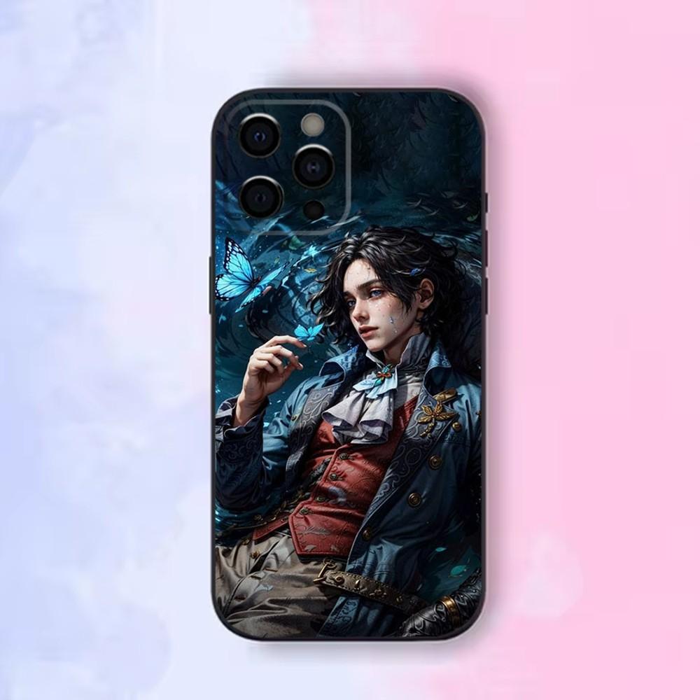 Игровой чехол для телефона L-Lies Of P для iPhone 16, 15, 14, 13, 12 Mini 11 Pro XR, X, XS, MAX 7, 8 Plus Мягкий силиконовый чехол Черный