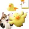 Игрушки для кошек с хлопающей уткой, интерактивные электрические игрушки для птиц, моющаяся плюшевая игрушка для кошек с датчиком вибрации кошачьей мяты, игровая игрушка для кошек, котенок