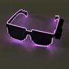 Bar Supplies Glowing Led Light Up Glasses LED Luminous Glasses Glowing Sunglasses Mosaic Glasses