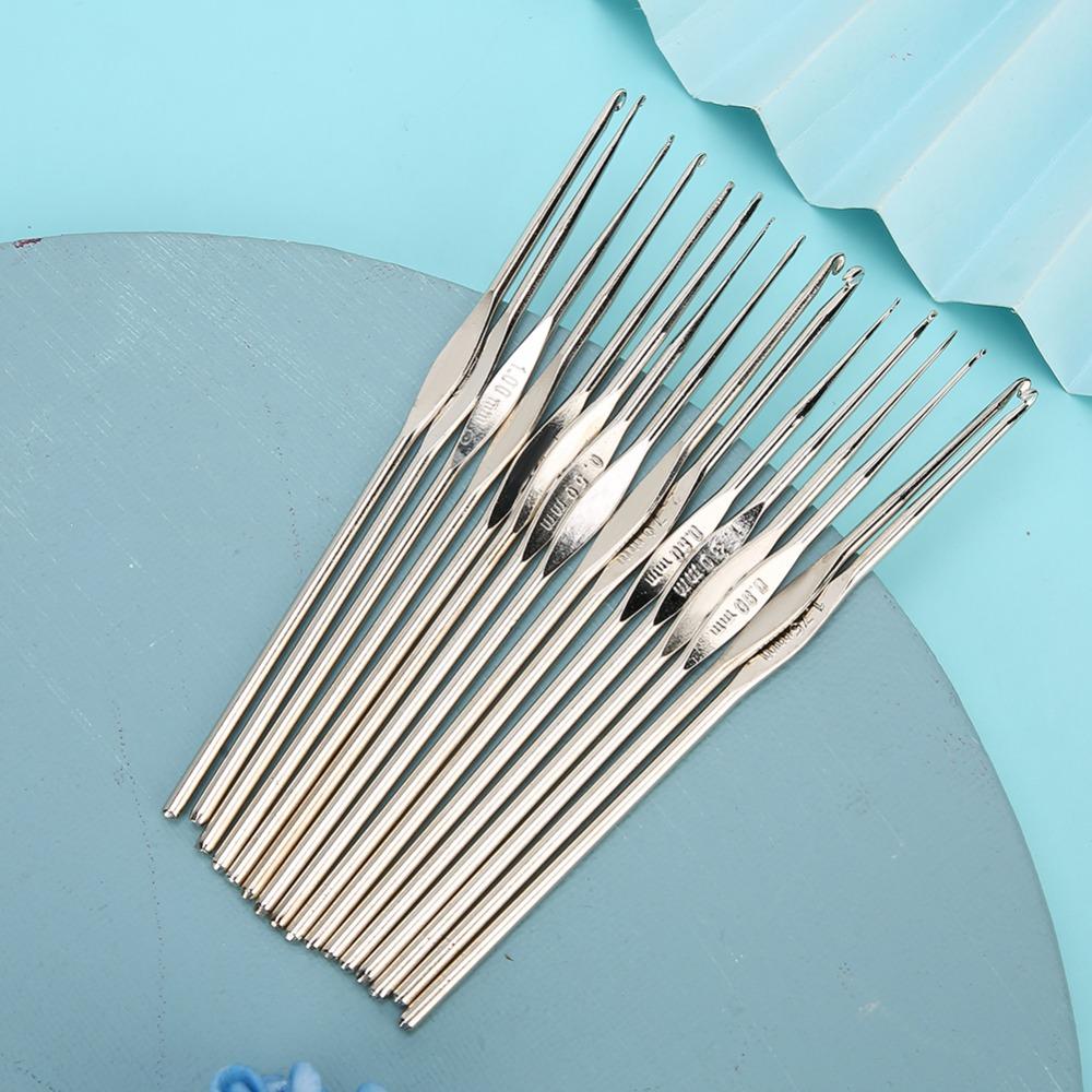 16pcs Thread Crochet Knitting stitching tools Set Metal Crochet stitching tools DIY Craft