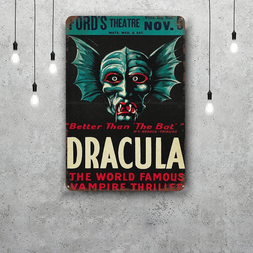 bela lugosi dracula actor Tin Sign Home Decor Wall Decor Art Wall Mural Room Decoration Decor Retro Metal Sign Plate Bar Posters