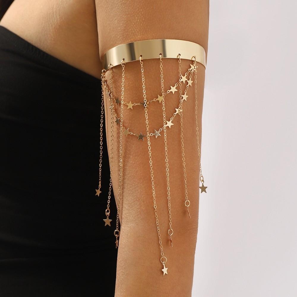 Sweet Star Armband Arm Chain Adjustable Open Upper Arm Bracelet Arm Accessories