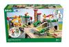 BRIO WORLD Cargo Mountain Set 36010 Pieces In Ages 3 and Up Wooden Yellow "49 Total" (Electric Vehicle, Train, Toy, Rail) Red, Gray,