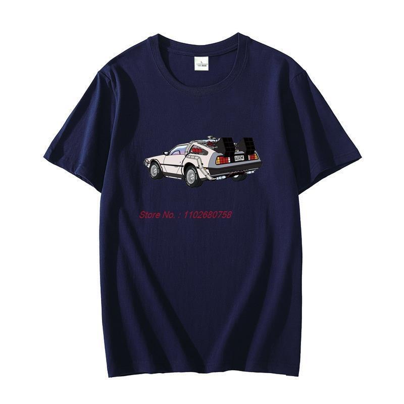 Unisexs Oversize Cotton Tshirt Back To The Future Doc Emmett Brown Marty Mcfly Oneck Summer Casual Tee For Unisex