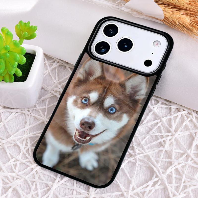 Siberian Husky Dog Shockproof Phone Case for iPhone 17 Air 16e 15 11 12 14 13 Pro Max Cover Coque