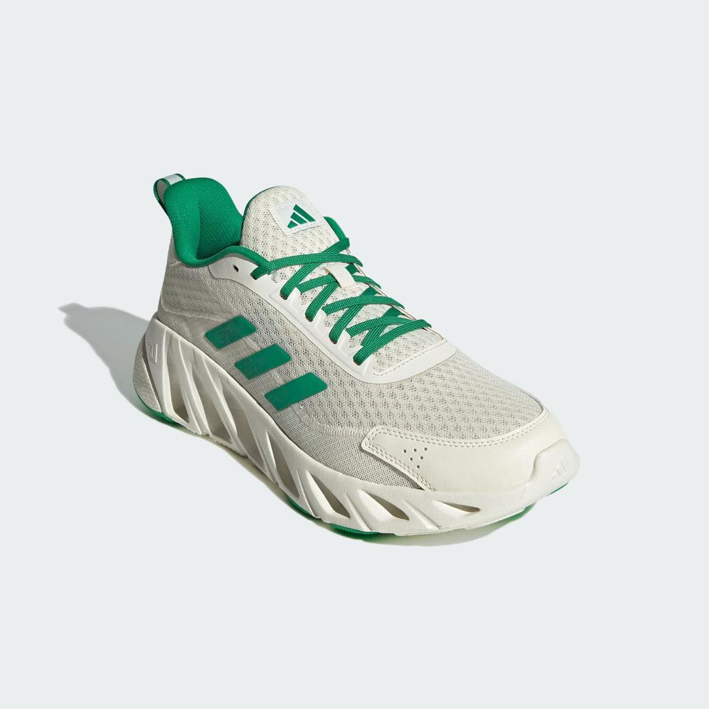 adidas Дневные низкие городские кроссовки для бега унисекс Бело-зеленые JH7525