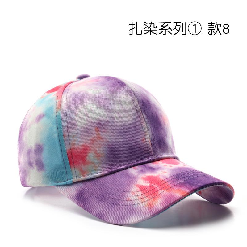 Бейсболка с tie-dye для мужчин и женщин, летняя хлопковая шляпа от солнца, унисекс, для активного отдыха, спорта, с застежкой snapback, для бега, рыбалки, путешествий, бейсбольная кепка