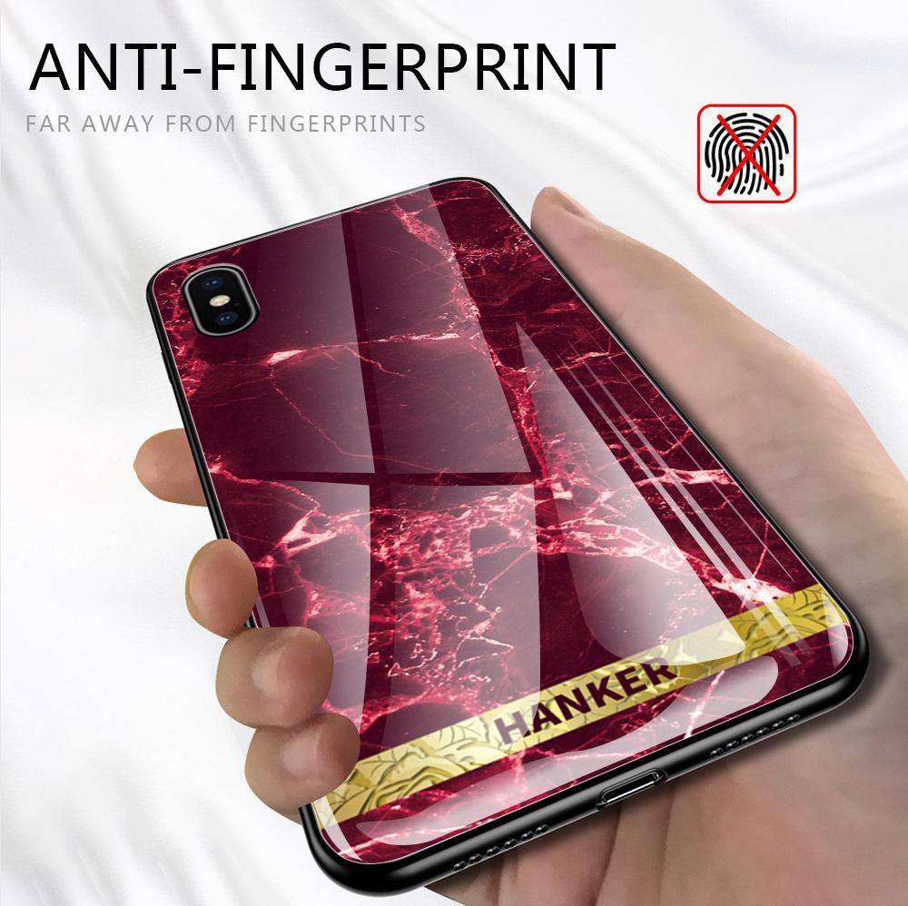 For Honor X9 X9a P20 P30 P40 P50 Pro P40 Lite Infinix Hot 12i 40i Smart 8 Pro Vivo V23e V25e Fashion Hard Glass Marble Pattern Shockproof Phone Case