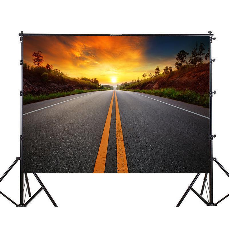 Фон для фотосъемки дорожной сцены для мероприятий, для помещений/улицы, фон для вечеринки, настенный гобелен, фон для прямой трансляции