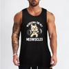 Работа над моим забавным котом Meowscles Gym Workout Pun Майка мужская хлопковая футболка без рукавов спортивная рубашка мужская фитнес простая футболка