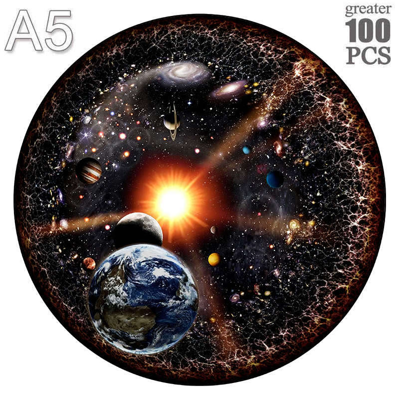 Земля Деревянный Пазл Детский Звездная География Раннее Образование Астро Сложный Деревянный Мозг Сопровождает Взрослый Пазл Вечеринка Досуг