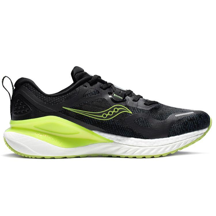 SAUCONY Phoenix Inferno 1 Легкие Дышащие Нескользящие Низкие Кроссовки для Бега Мужские кроссовки Черные Зеленые S28150-3