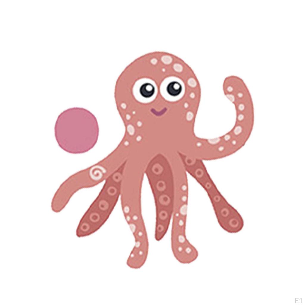 6 шт. наклейки для ванной Sealife Wall DIY Cartoon Removable Whales Bathroom