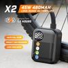Carsun 150PSI Wireless Mini Electric Bike Tire Inflator, Portable Air Pump with 480mAh Battery & Digital Pressure Display