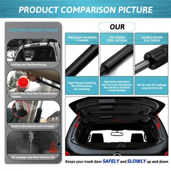 2 шт. Газовые амортизаторы задней двери для Nissan Pathfinder R51