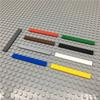 Нетоксичный [Funbrick] 80 шт. Плитка DIY Строительные Блоки Фигурка Кирпичики Гладкие 1x8 Образовательные Игрушки Для Детей Размер Совместим С 416