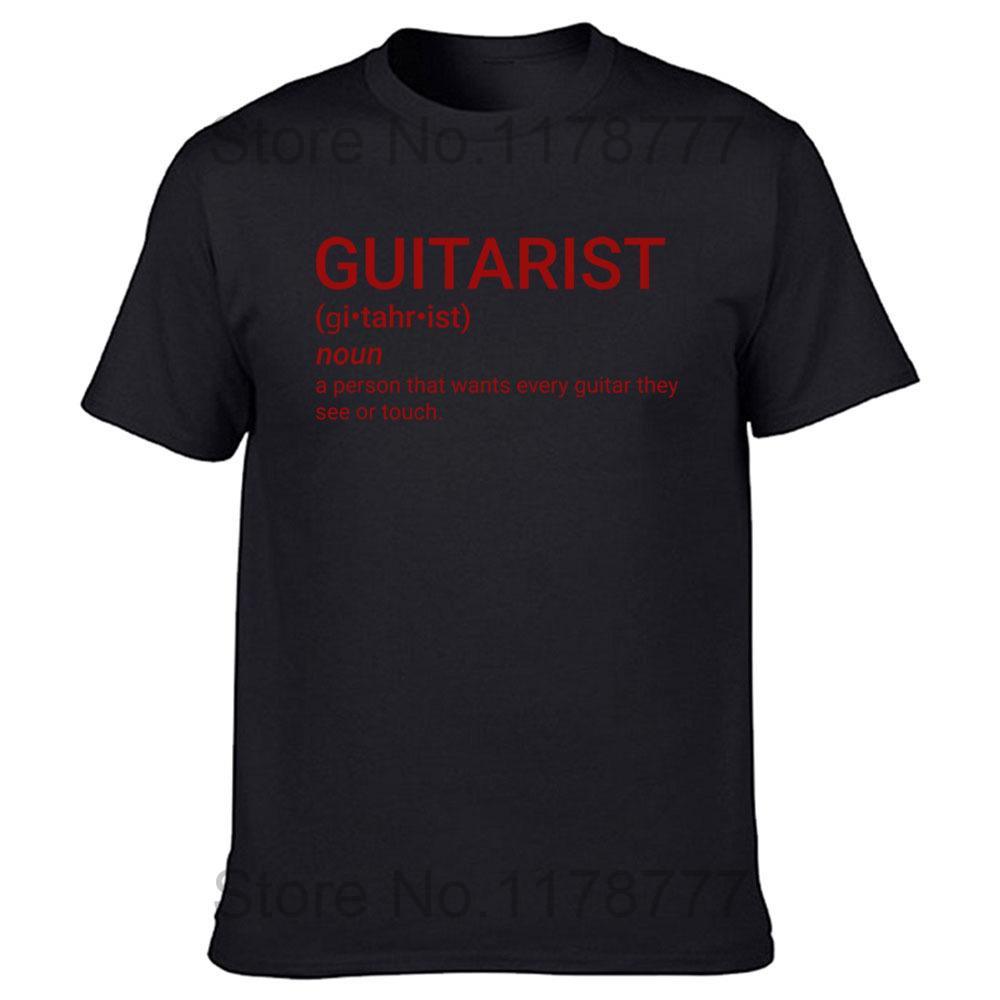 Funny Guitar Player Guitarist Definition T Shirts Graphic Cotton Streetwear Short Sleeve Oneck Harajuku Tshirt Mens