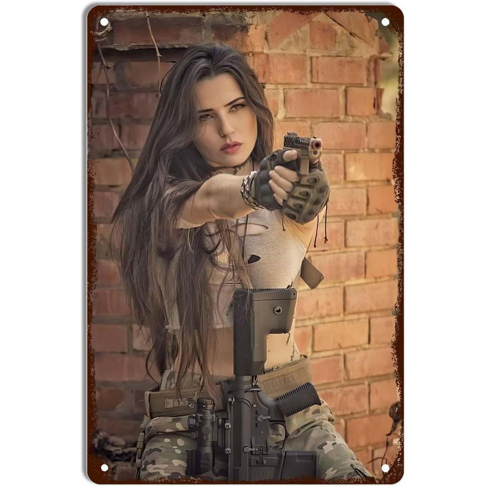 Пинап Военные Металлические Жестяные Таблички Плакат Настенное Украшение Винтажные Художественные Постеры Жестяная Картина для Мужской Пещеры Дома Кафе Сада Клуба Бара
