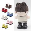 3.8X2.3cm Toy Shoes Shiny Strap Finger Shoes Fashion Doll Shoes  Cotton Doll