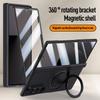 Чехол для Samsung Galaxy Z Fold 7 Роскошный с кольцом-подставкой для Magsafe Магнитные защитные чехлы для Samsung Z Fold7 Fold7 Задняя крышка