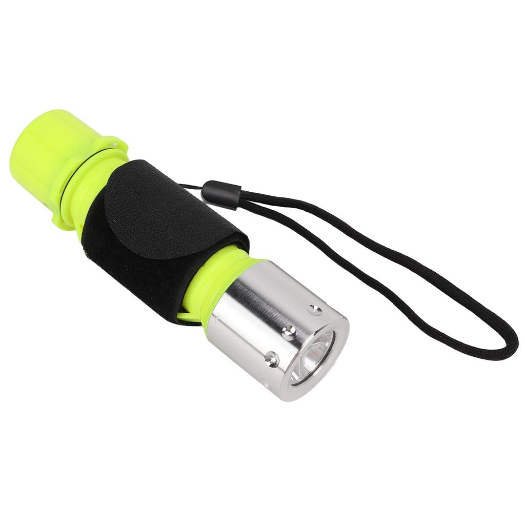 Dive Light LED IPX8 Sturdy Aluminum Alloy Portable Lightweight Wide Application Flashlight
