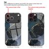Закаленное стекло с абстрактной текстурой для чехла телефона, подходит для iPhone 17, 16, 15, 14, 13, 12, 11 Pro/Max/Plus, противоударный и противоскользящий