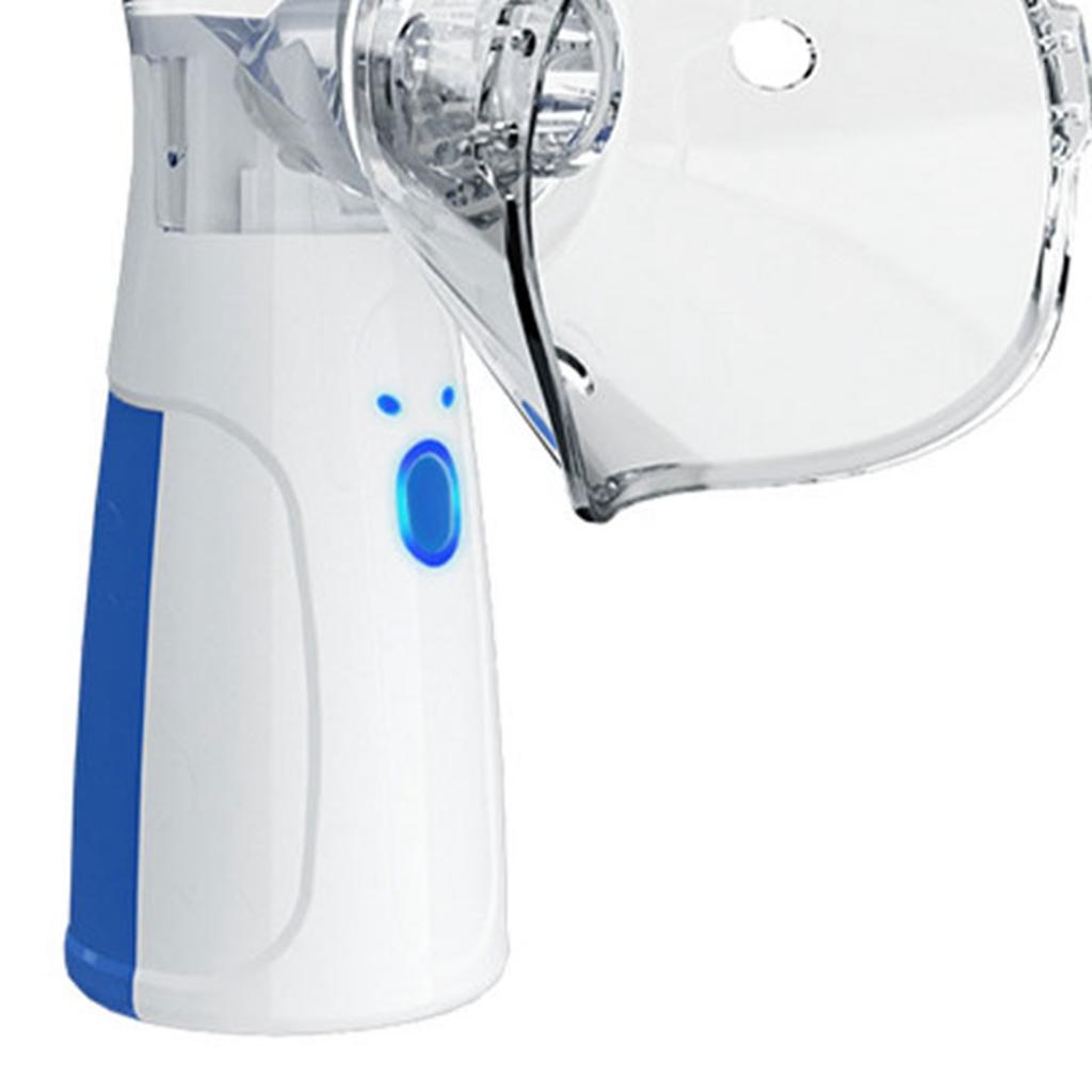 Handheld Ultrasound Nebulizer Machine Fine Mist Silicone Low Noise Portable Inhaler