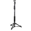 Velbon Монопод-стойка Pole Pod EX с шаровой головкой, 4-секционный, 2-секционный, с рычажными фиксаторами, маленький штатив, алюминиевые ножки, 372567, черный