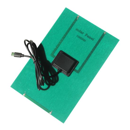 4.2W 12V Solar Panel High-Efficiency PET Lamination Type-C Output 20.5% Conversion Rate Solar Panel for Outdoor Security Cameras