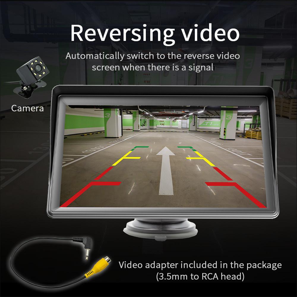 Портативный 7-дюймовый MP5-плеер с поддержкой беспроводного CarPlay, Android Auto, Mirror Link+ и камеры