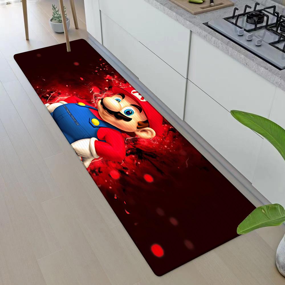 Entrance Front Door Doormat For M-M-Marios Non-slip Kitchen Rug Living Room Rugs Balcony Bathroom Foot Mat Floor Mats Carpet