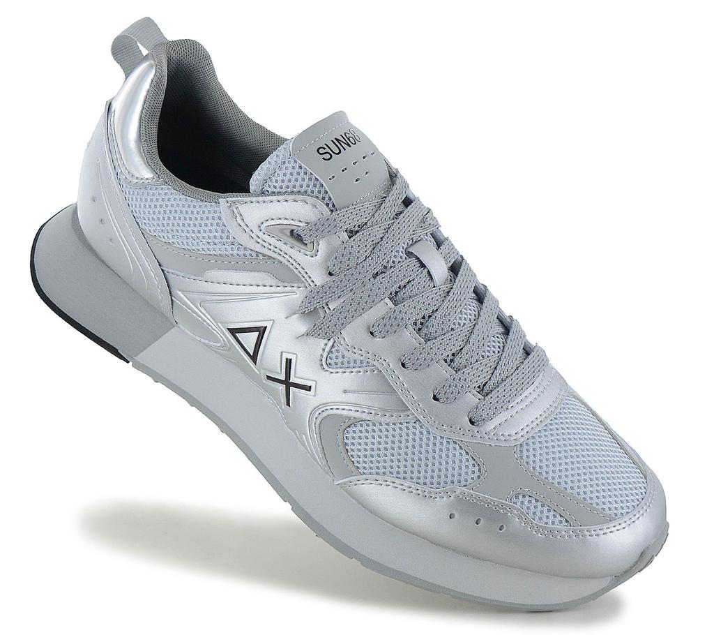 Sun68 Jaki 2.0 Silver Mesh - Мужские кроссовки Обувь Серебристый Z36119-44 ОРИГИНАЛ