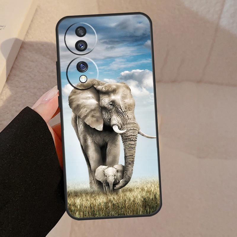 Слон Ребенок Природа Для Honor Magic 7 6 5 Lite V5 Чехол Для Honor 400 Pro 200 50 70 90 X8a X8b X9a X9b X9c Обложка
