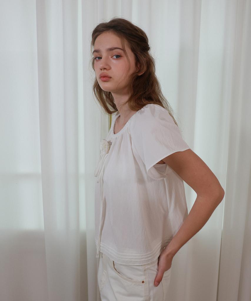 SIEERING Claire Blouse_[Ice]