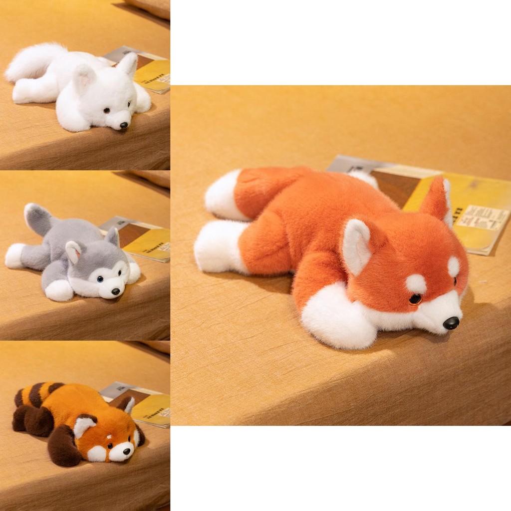 Small Panda Cute Plush Toy Fox Stuffed Animal Raccoon Doll For Gifts Childrens