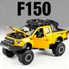 Масштаб 1/32 Raptor F150 Модели Автомобилей Игрушки Литой Сплав Пикап Металлический Кузов Резиновые Шины со Звуком и Светом Транспортные Средства Игрушечные Подарки для Детей