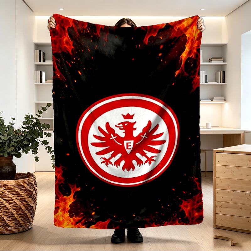 Eintracht Frankfurt Print Blanket - Soft & Comfortable, for Bedroom, Travel, Sofa, Home Decoration - Birthday Christmas Gift for Friend