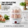 Mini Multifunctional Egg Cooker Double Layer Stainless Steel Home Electric Steamer for Breakfast and Kitchen Use US Standard