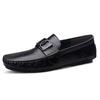 Fashion Genuine Leather Mens Loafers Simple Slip-On Casual Shoes Lightweight Driving Shoes Versatile Moccasins Fashion Man Walking Shoes