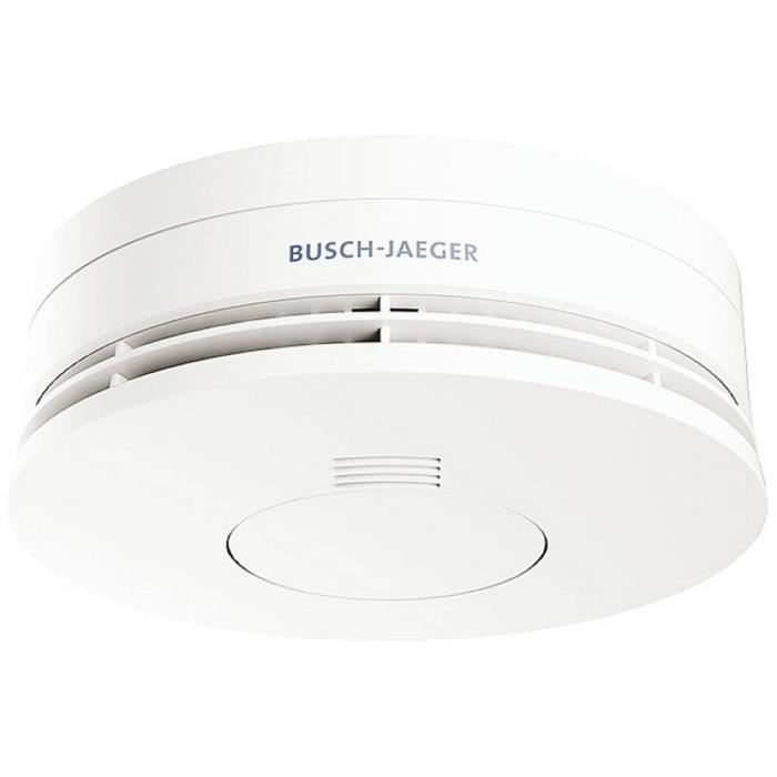 Détecteur de fumée - BUSCH-JAEGER - ProfessionalLINE - Pile - 8 m - Blanc
