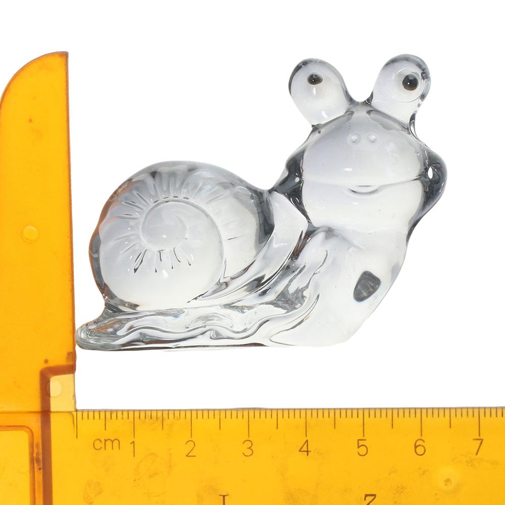 Хрустальная улитка Украшение улитка Красочное украшение улитка Новое красивое стеклянное украшение Дом