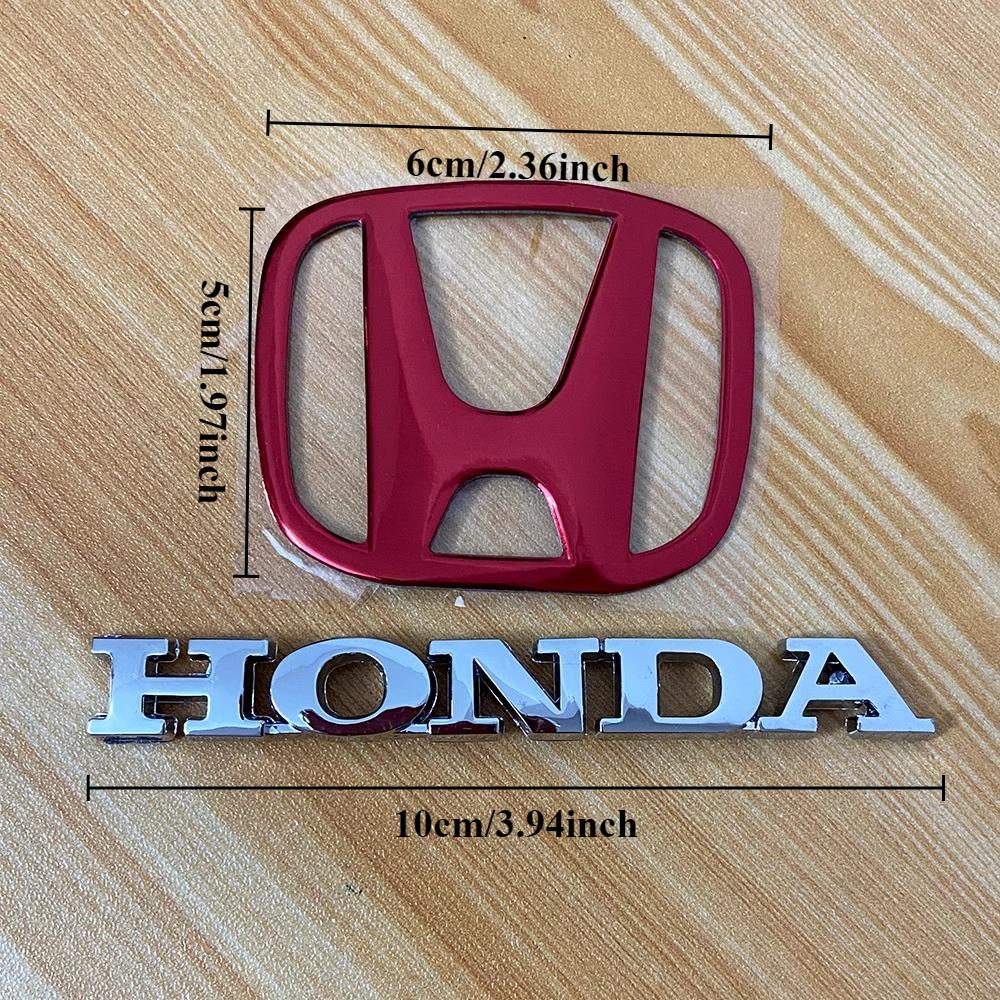 Honda Motorcycle Head Front Windshield Motorcycle Decoration H Letter Logo Electric Vehicle Modification Label Sticker ahx256