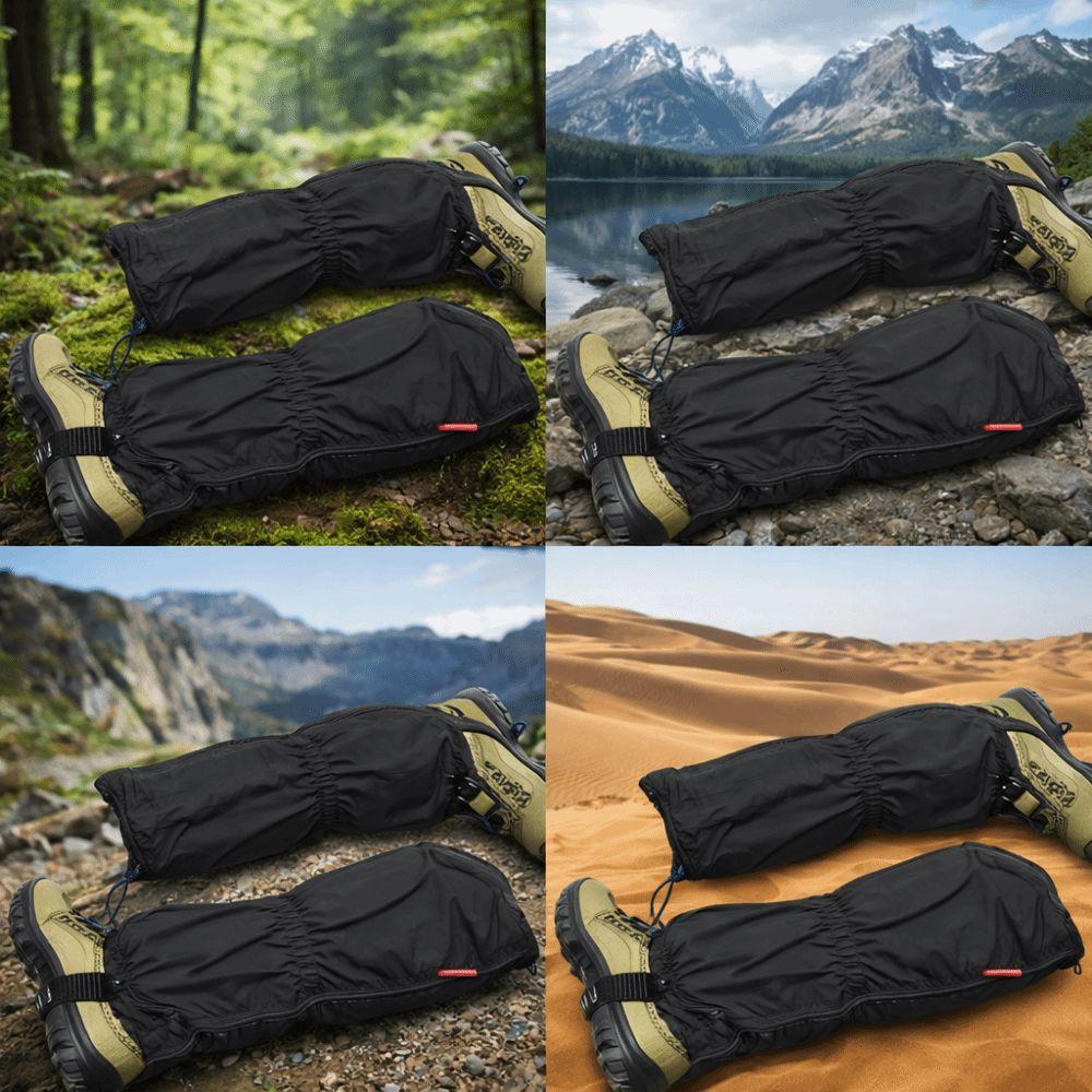 Windproof Leg Gaiters Anti-Sand Leg Warmers Mountaineering Trekking Boots Covers Outdoor