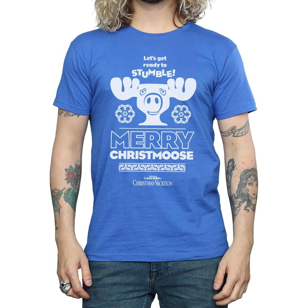 National Lampoon´s Christmas Vacation Mens Merry Christmoose T-Shirt