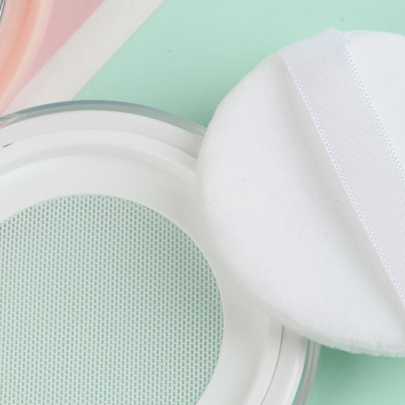 3G Ультратонкая пустая рассыпчатая коробка для пудры, банка для макияжа, сито, контейнер, слоеное зеркало